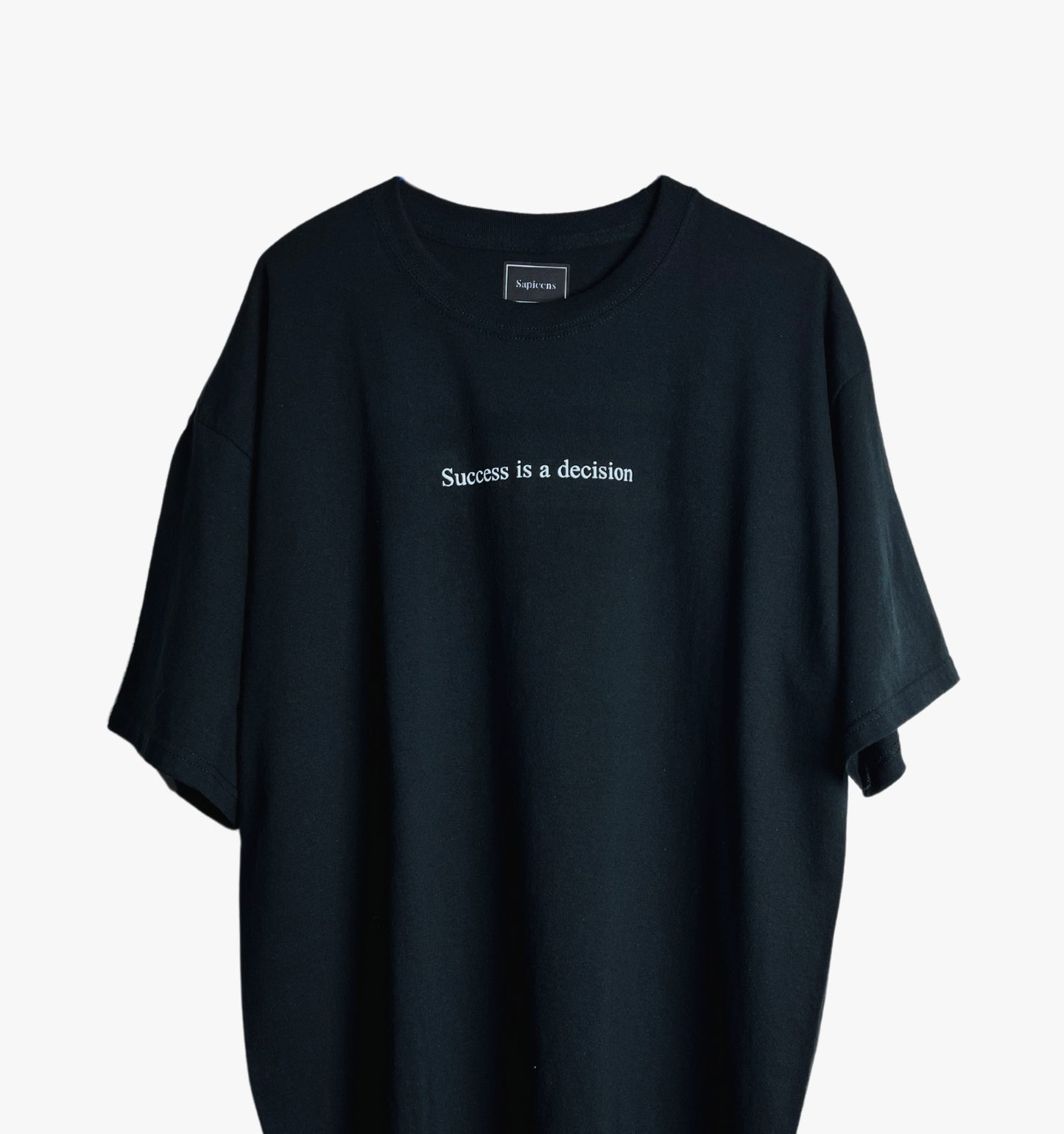 Playera Oversize 'Success is a decision'