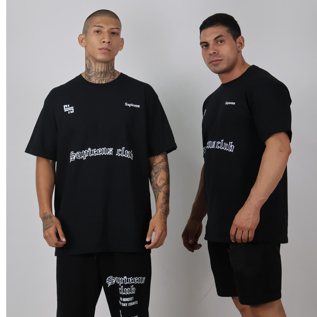 Playera oversize 'Sapieens Club'