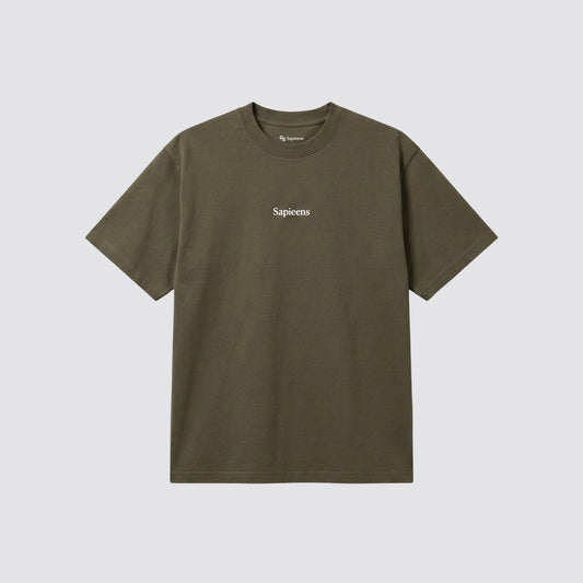 Playera Oversize BASIC Olivo