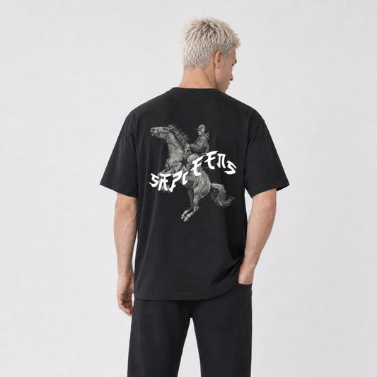 Playera oversize 'EL SHERIFF'
