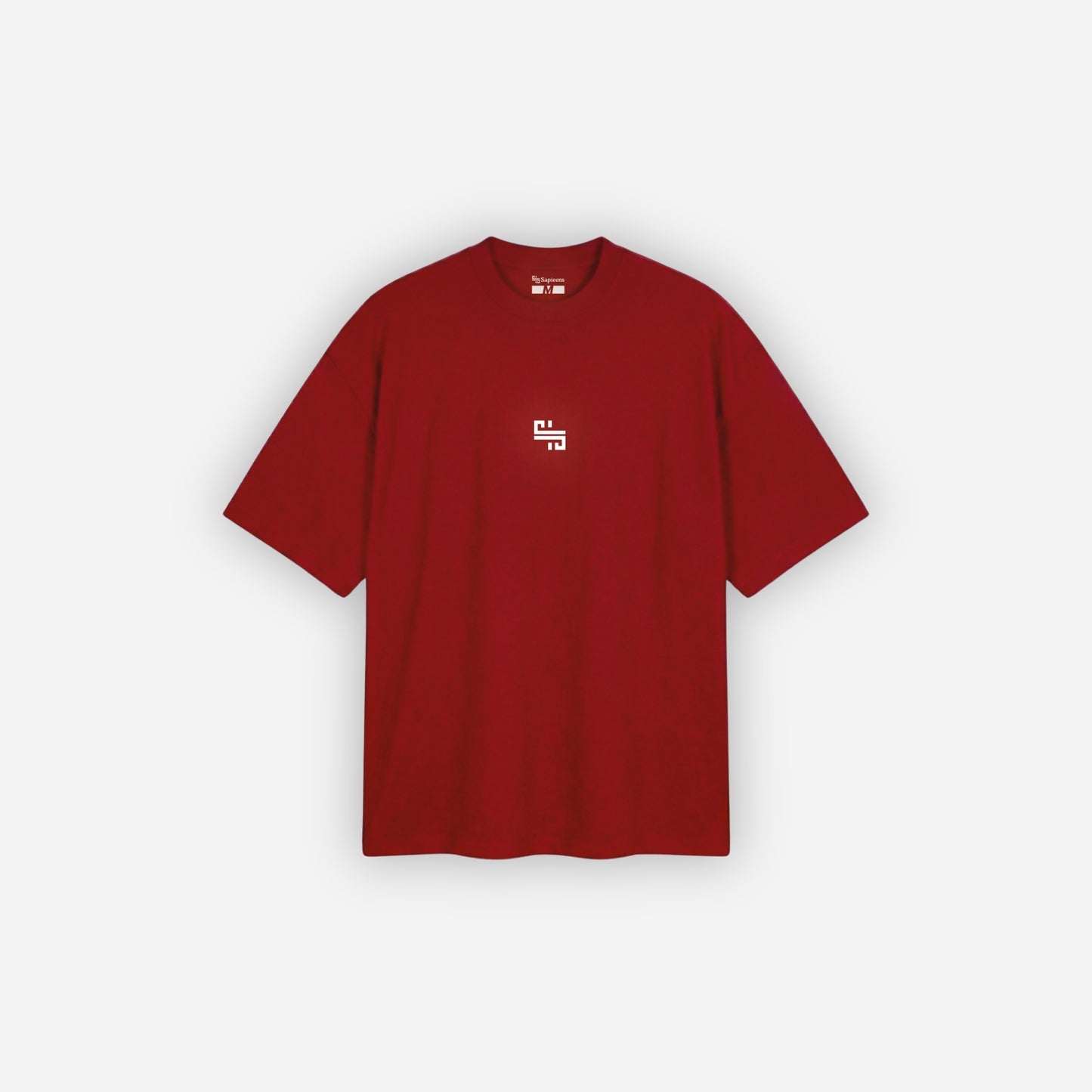 Playera oversize 'MINDSET' Roja