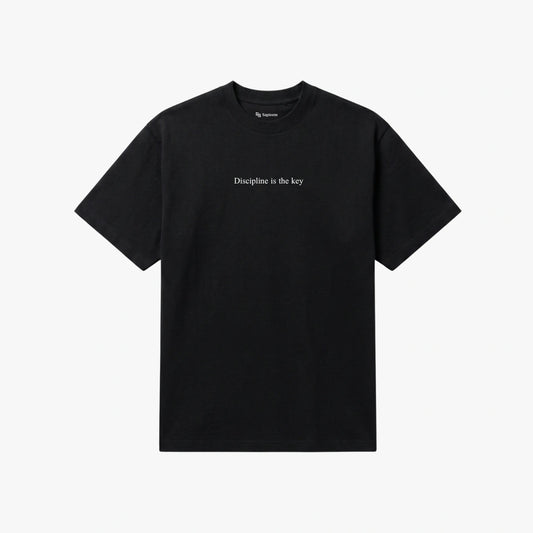 Playera Oversize 'Discipline is the key'