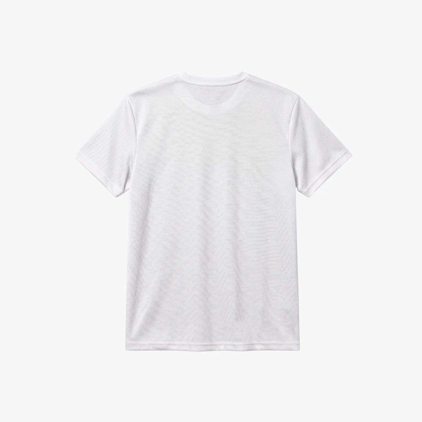 Training Tee 'MONOGRAM' Blanca | Ajuste pecho-brazo | Tela Sport-Dry