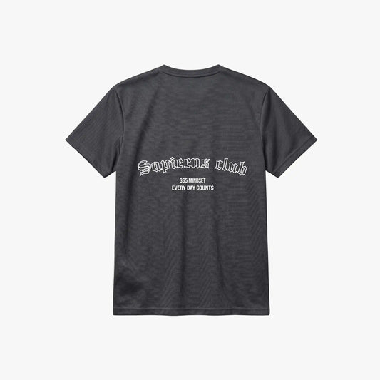 Training Tee 'Sapieens Club' Gris | Ajuste pecho-brazo | Tela Sport-Dry