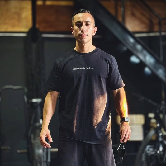 Playera Oversize 'Discipline is the key'