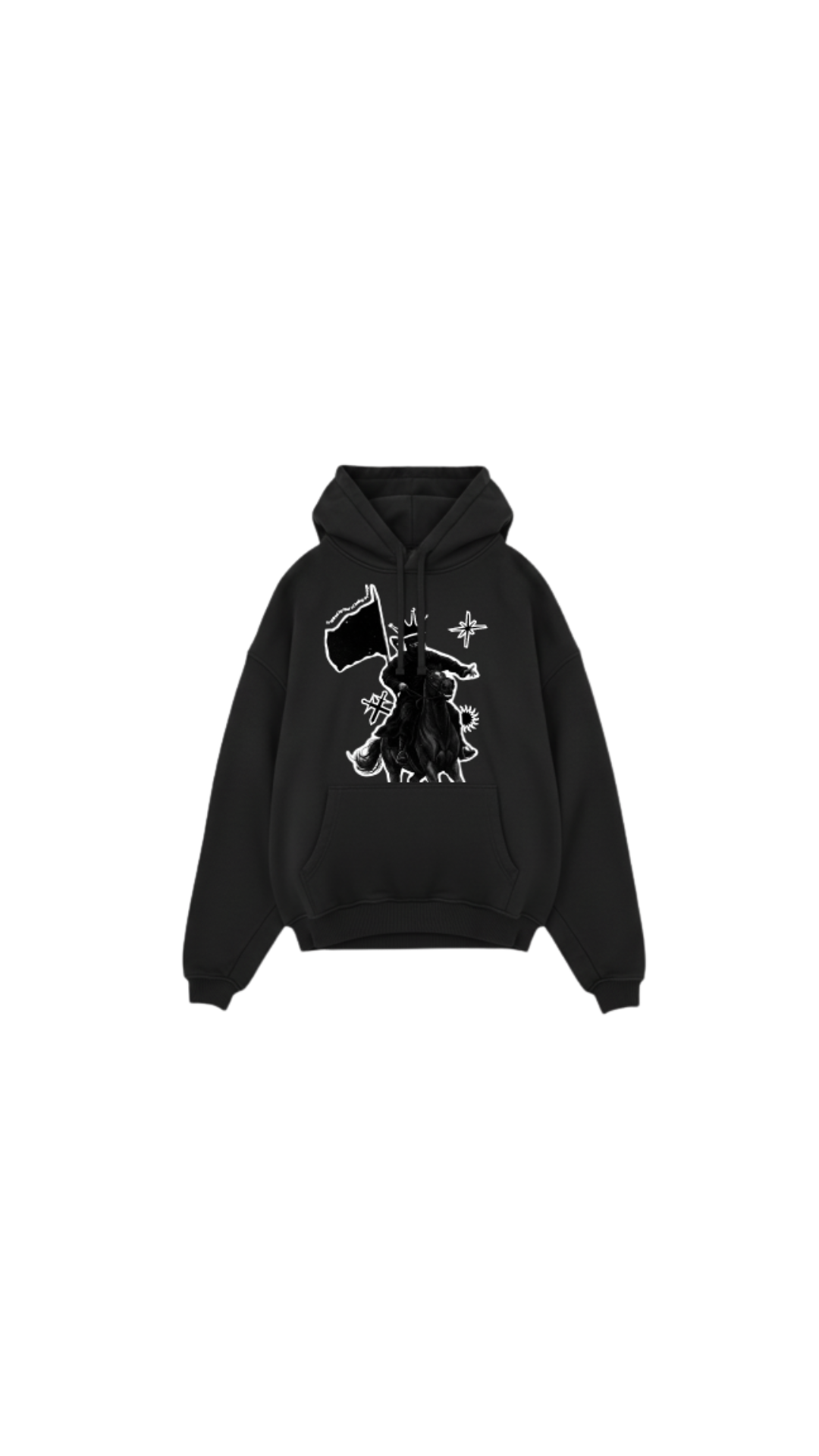 Hoodie ‘EL JINETE’ color negro