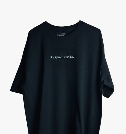Playera Oversize 'Discipline is the key'