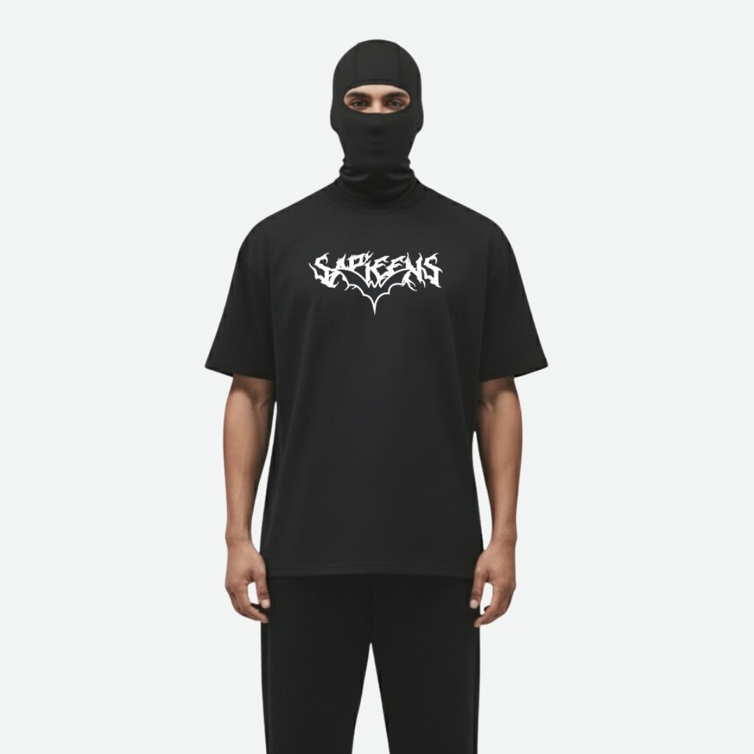 Playera oversize "GOTHAM"