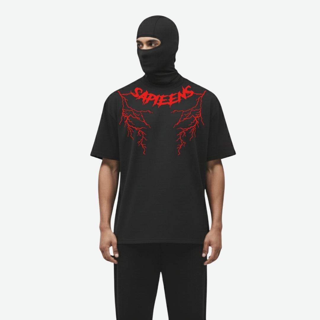 Playera oversize "TESLA"