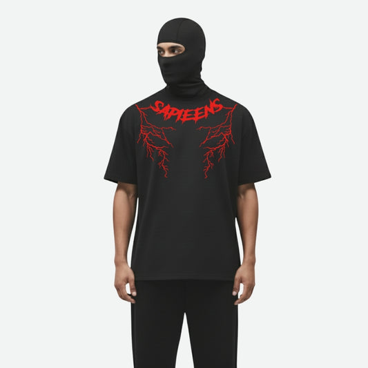 Playera oversize "TESLA"