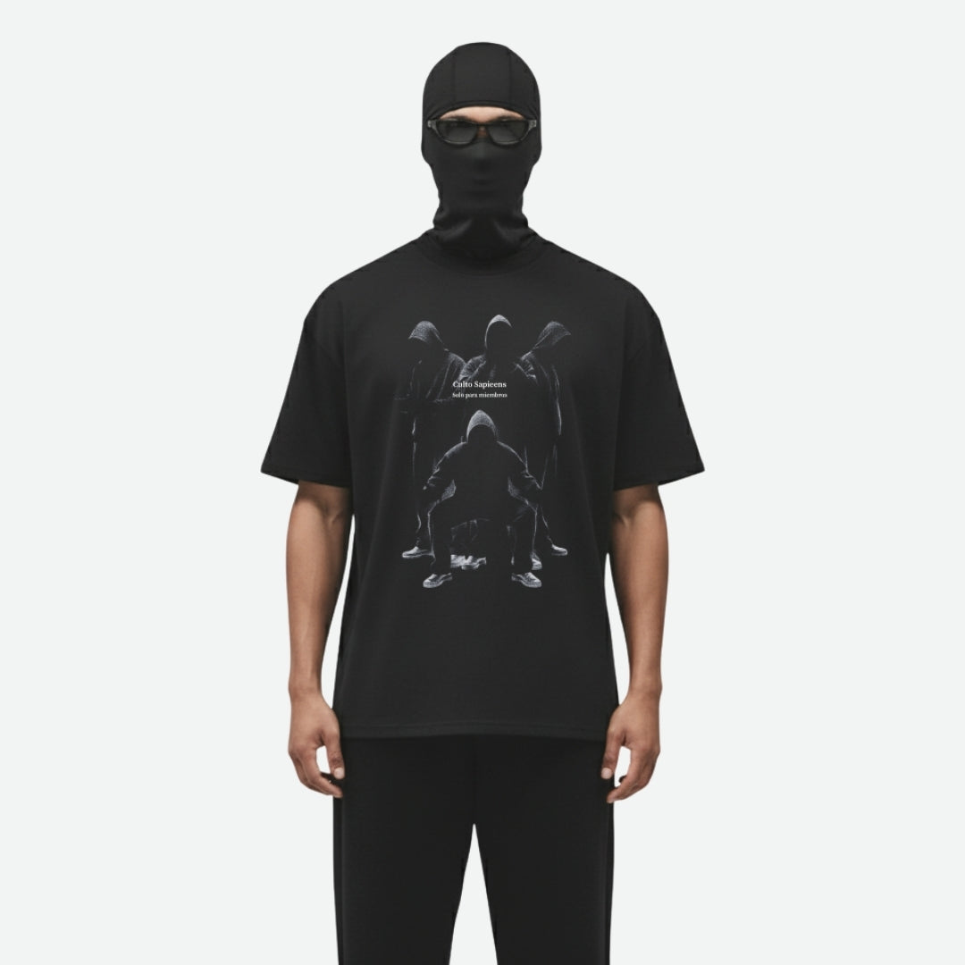 Playera oversize "EL CULTO"