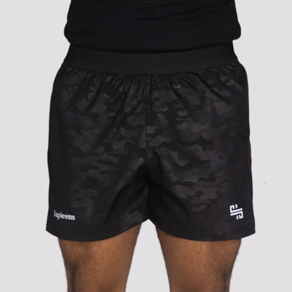 Training Shorts: Camuflaje Negro