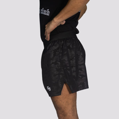 Training Shorts: Camuflaje Negro