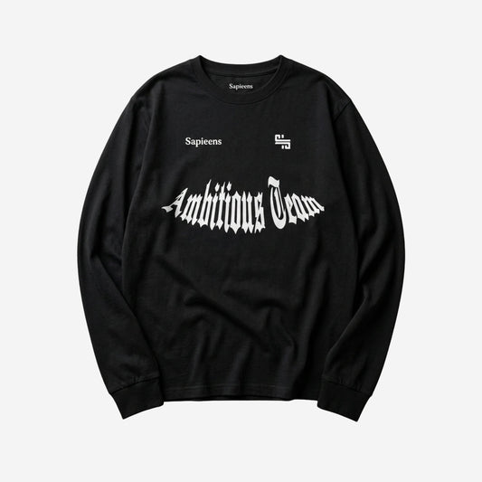 AMBITIOUS L/S Tee | Relaxed Fit | 100% Algodón