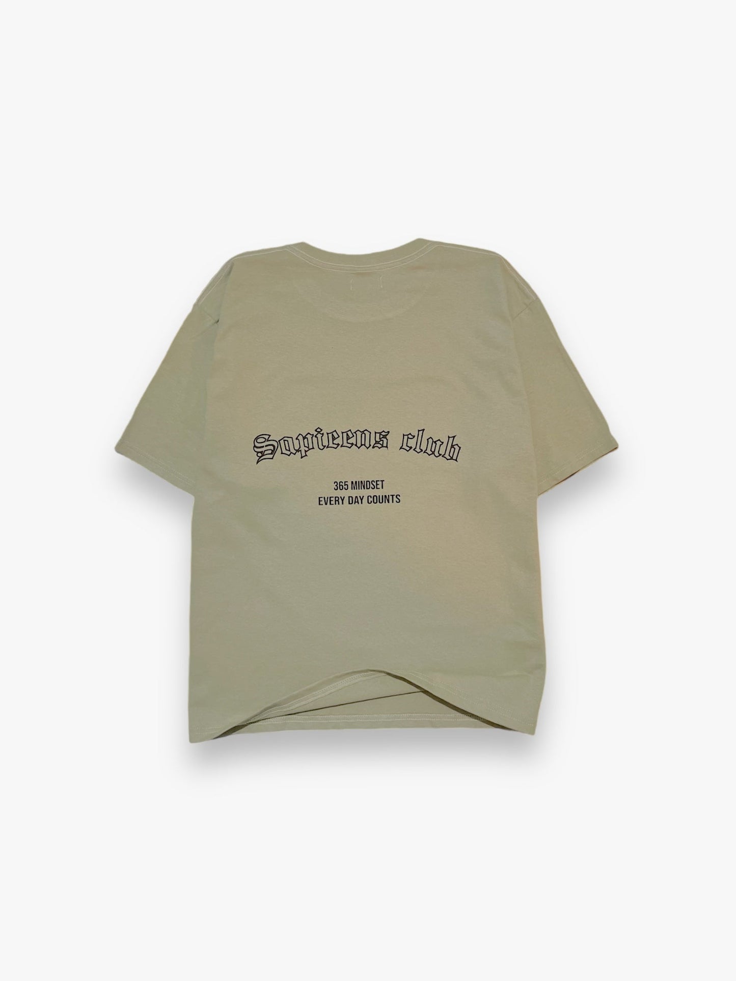 Playera Oversize 'Sapieens Club' Beige - Sapieens