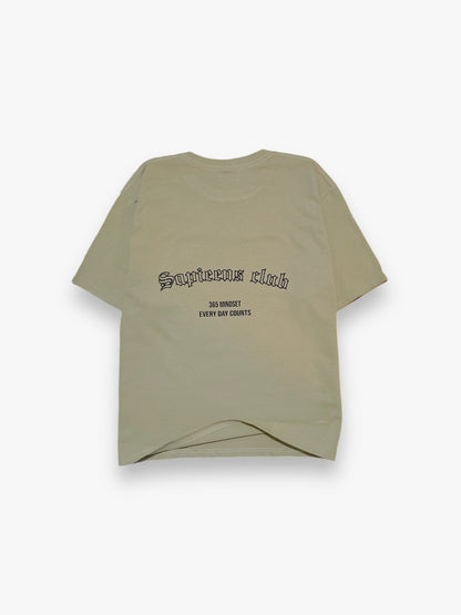 Playera Oversize 'Sapieens Club' Beige - Sapieens