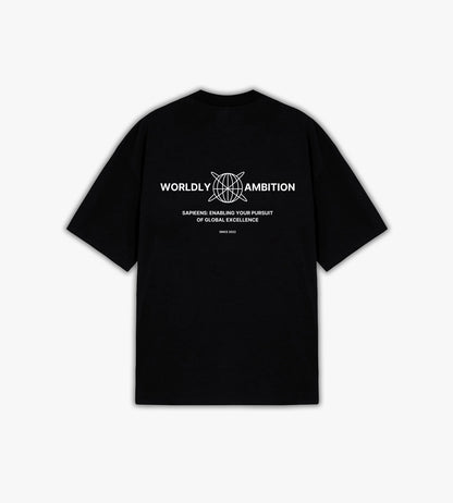 Playera Oversize Worldy Ambition - Sapieens