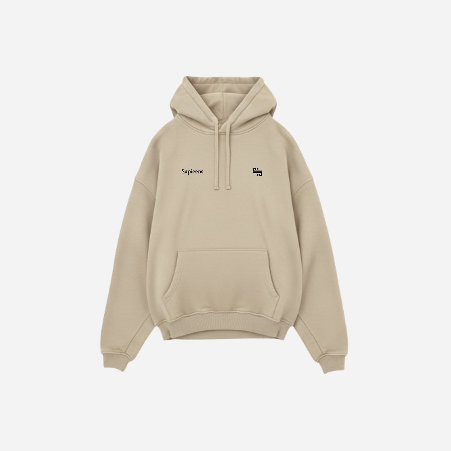 Hoodie CONFORT: Avena – Corte Relajado y Tacto Suave