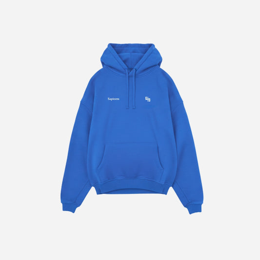 Hoodie CONFORT: Cobalto – Corte Relajado y Tacto Suave