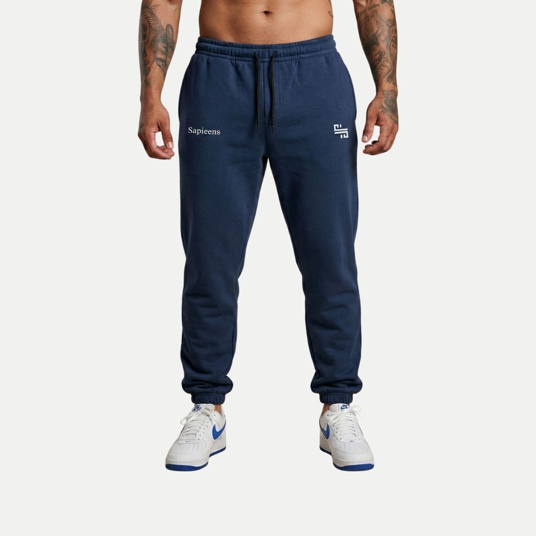 Jogger 'MONOGRAM' Premium Heavyweight Petróleo | Relaxed-fit