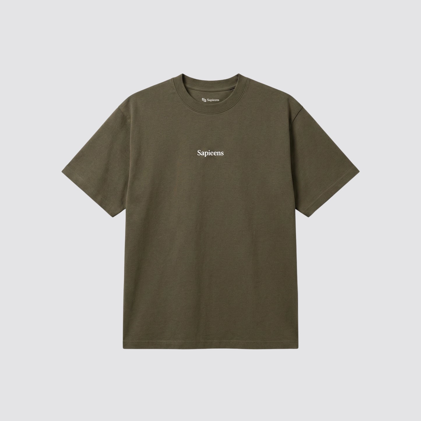 Playera Oversize BASIC Olivo