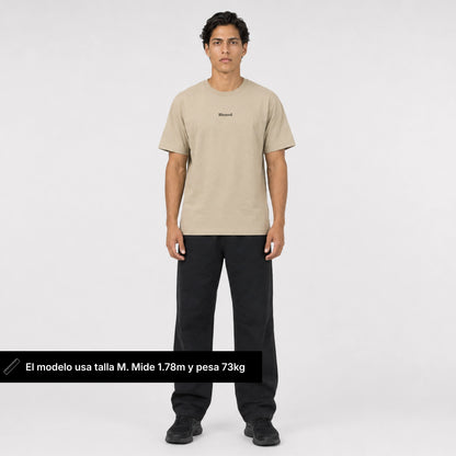 Playera Oversize 'Blessed' Beige