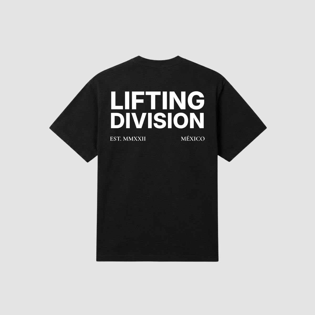 Playera oversize TRAINING DIV • Negra