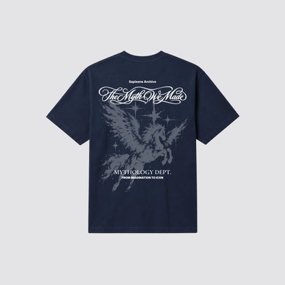 Playera oversize LEYENDA | Marino