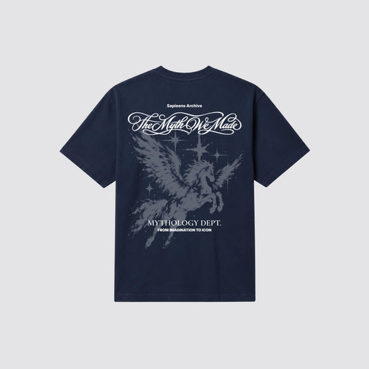 Playera oversize LEYENDA | Marino
