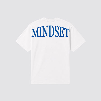 Playera oversize 'MINDSET' Blanca