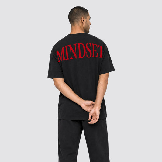 Playera oversize 'MINDSET' Devil