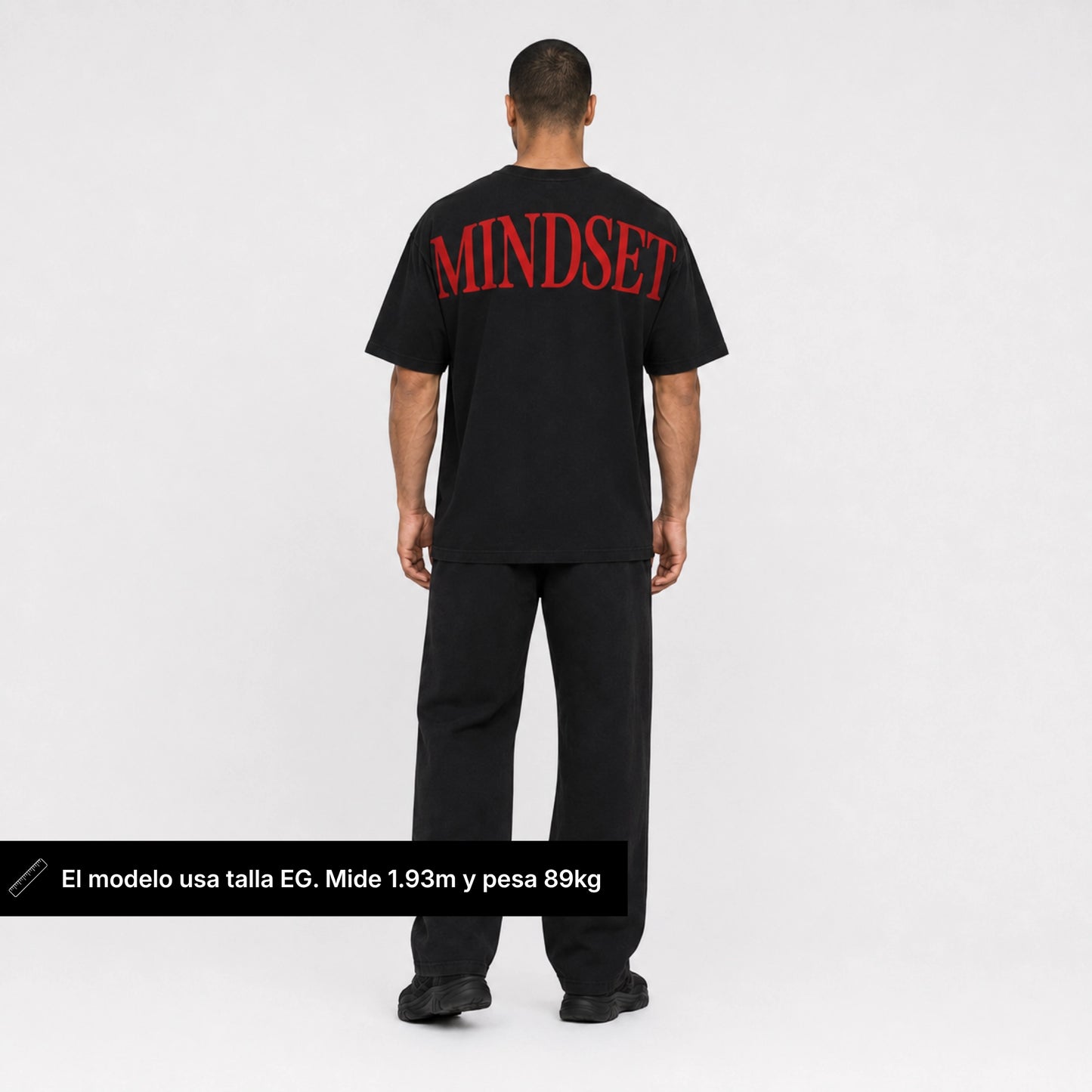 Playera oversize 'MINDSET' Devil