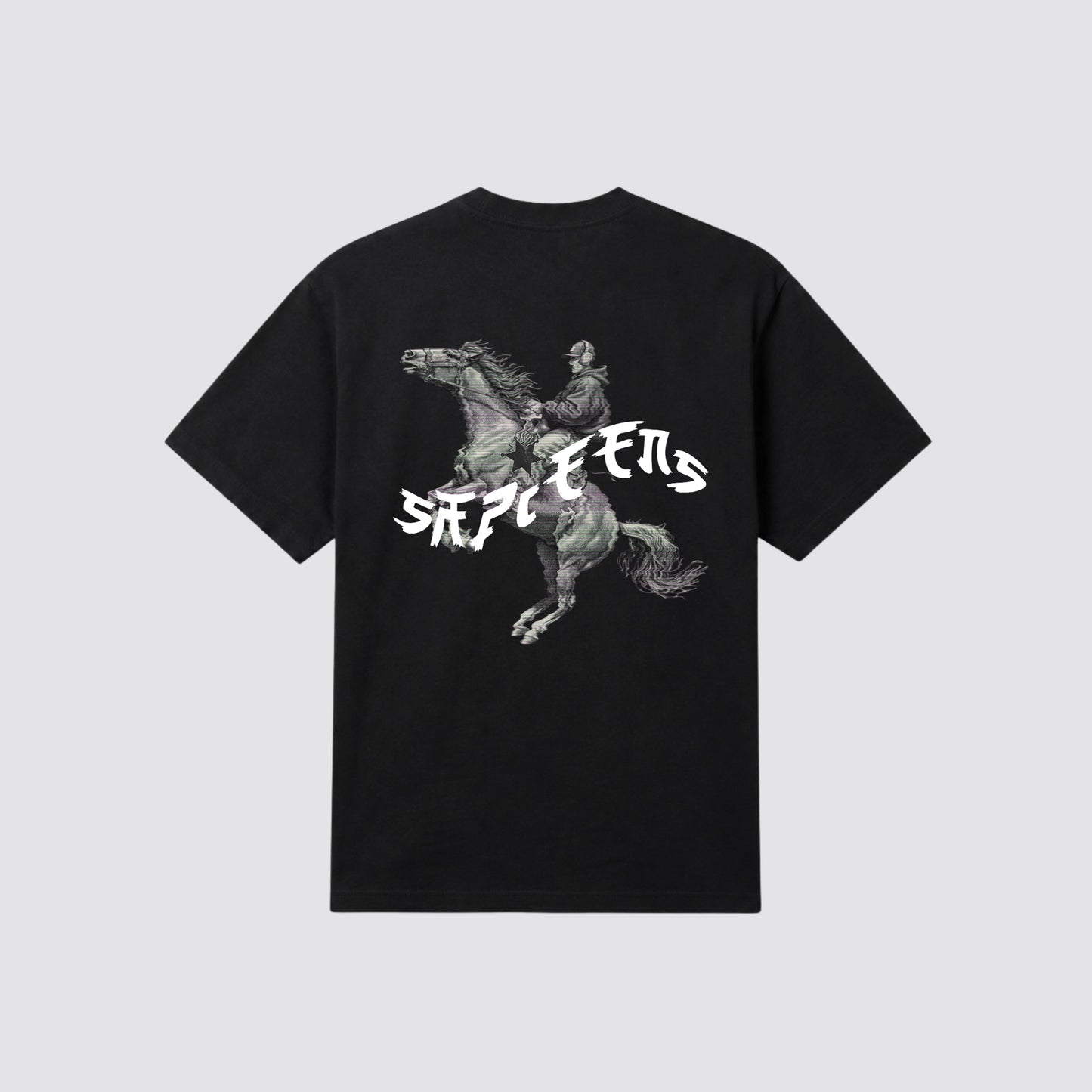Playera oversize 'EL SHERIFF'