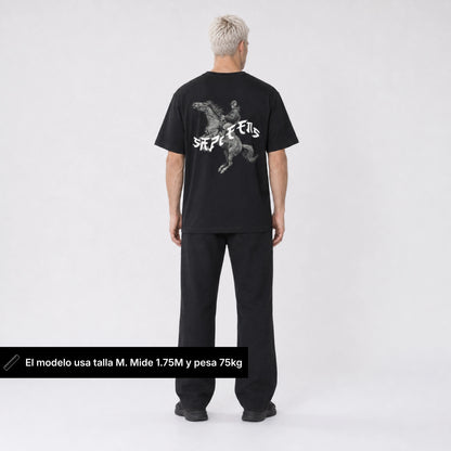 Playera oversize 'EL SHERIFF'