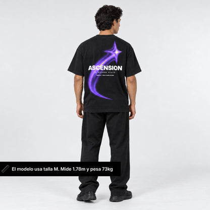 Playera oversize SUPRA | Negra