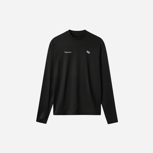 Playera manga larga TRAINING: Carbón