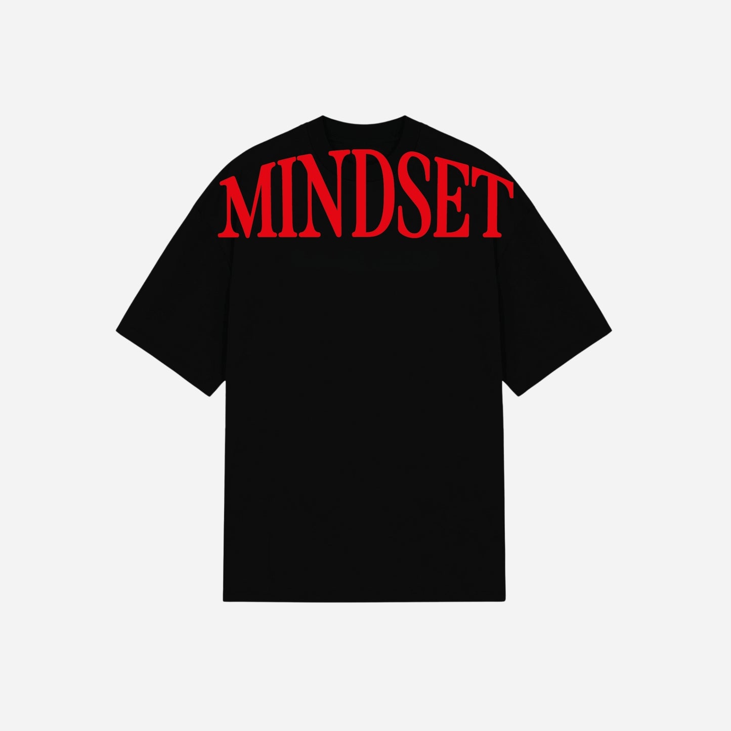 Playera oversize 'MINDSET' Devil