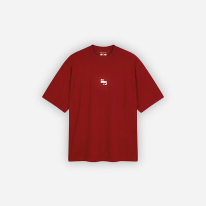 Playera oversize 'MINDSET' Roja