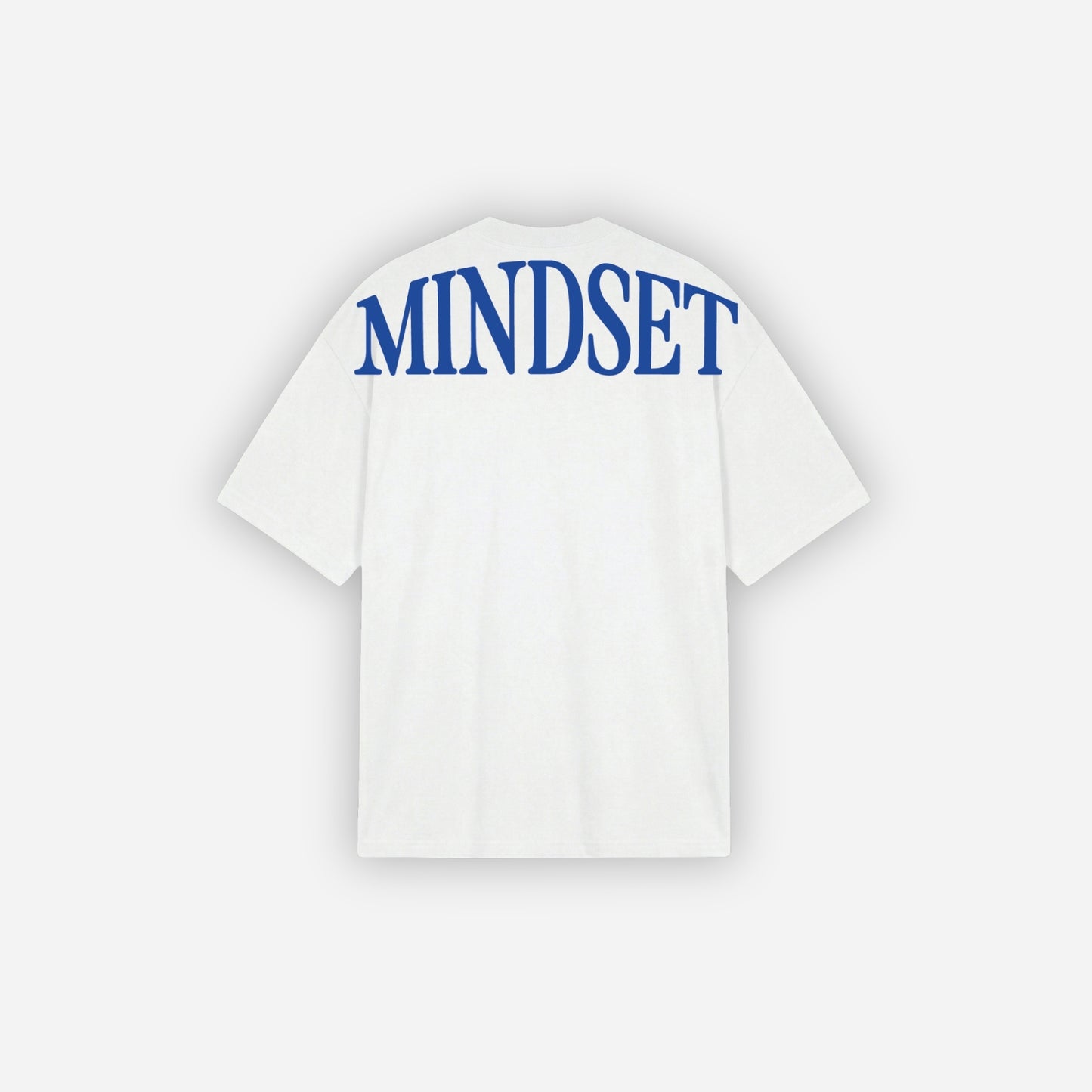 Playera oversize 'MINDSET' Blanca