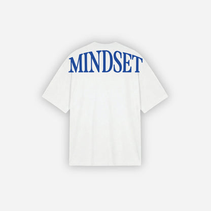 Playera oversize 'MINDSET' Blanca