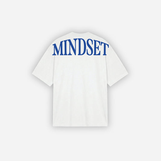 Playera oversize 'MINDSET' Blanca