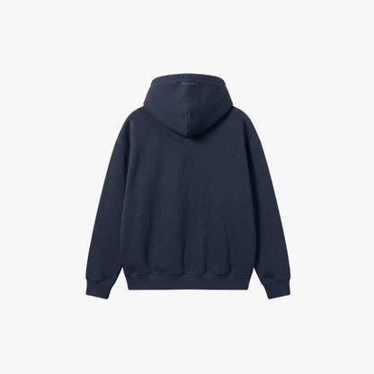 Zipper Hoodie 'Sapieens' Marino | Corte Relajado y Tacto Suave