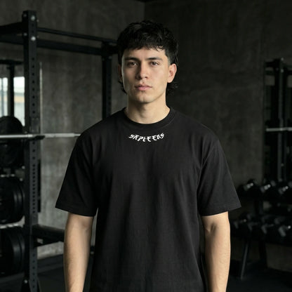 Playera oversize 'EL SHERIFF'