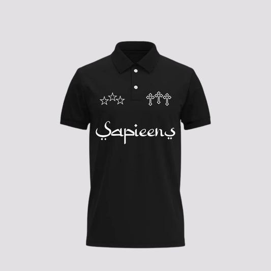 Polo SULTÁN (negro) para hombre – Corte Slim Fit 100% Algodón