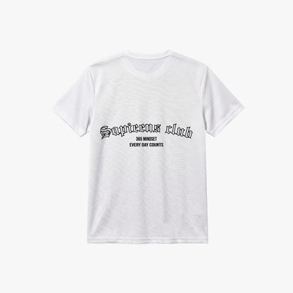 Training Tee 'Sapieens Club' Blanca | Ajuste pecho-brazo | Tela Sport-Dry