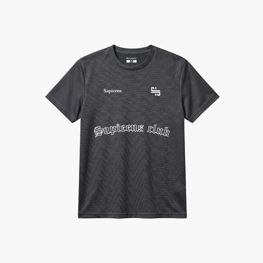 Training Tee 'Sapieens Club' Gris | Ajuste pecho-brazo | Tela Sport-Dry